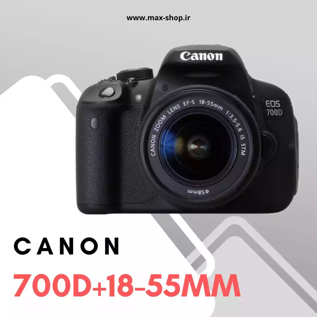 دوربین حرفه ای 700D 18-55 دست دو